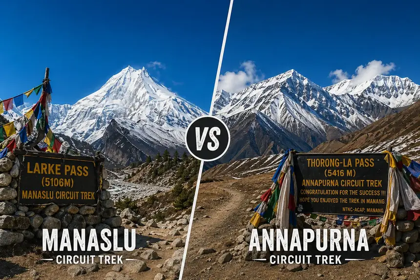Manaslu vs Annapurna Circuit Trek 2026